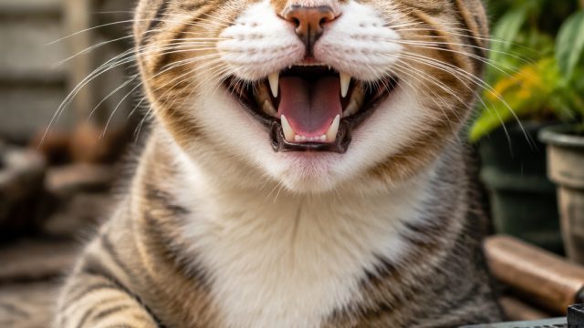 Fierce Feline Smiles: Celebrating Cats with Confident Grins